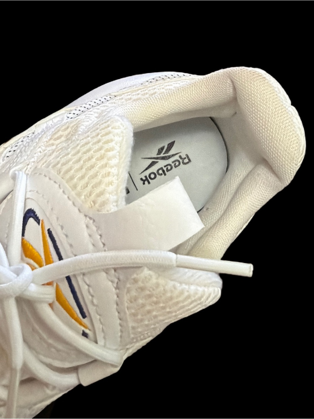 Reebok A.I. SOLUTION Mid White & Yellow Athletic Sneakers *NEW* men’s size 11 🦅 - Picture 10 of 15